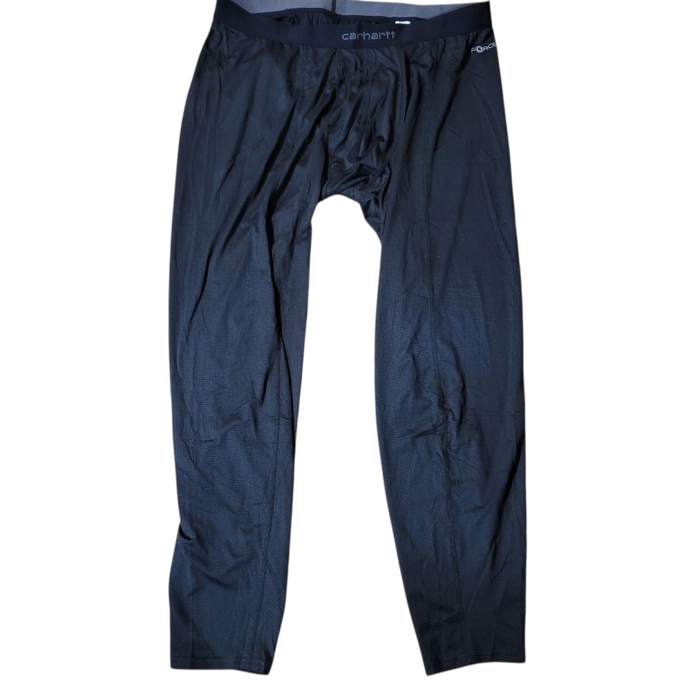 Carhartt Force Thermal Base Layer Pants Mens 2XL Black Long Johns